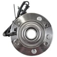 thumbnail image 5 of TRQ Front Posi Ceramic Disc Brake Pad Rotor & Wheel Hub Bearing Kit Fits Select Dodge VW, 5 of 5