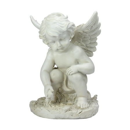 Northlight 12" Reaching Cherub Angel Outdoor Patio Garden Statue