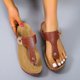 thumbnail image 2 of 2022 nueva moda de verano, sandalias cómodas informales a la moda para mujer, sandalias planas abiertas de talla grande para mujer, sandalias de playa, zapatos para mujer 39 Gao Jinjia LED, 2 of 2
