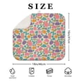 thumbnail image 4 of Pioneer Flower Floral Print Pattern Kitchen Dish Drying Mat 1 Pack, Ultra Absorbent Microfiber Drainer Mat, 16"x18", 4 of 6