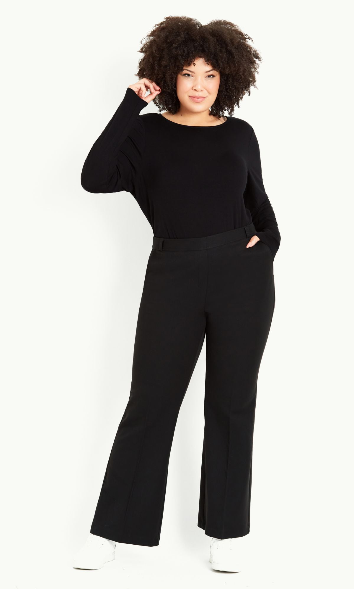 Evans Womens Picasso Trousers Pants 