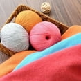 thumbnail image 2 of Nvzi Soft Yarn, 50g per Roll, 1 Roll, , Ideal for Knitting & Crocheting Scarves, Hats, Coats, Bags - Ultra-Soft Yarn for DIY Crafts with Luxurious Feel​,yellow, 2 of 4