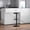 Matte Black, variant on Gold Bar Stools Set of 2, 360° Swivel Round Adjustable Counter Height Bar Stools, Industrial Backless Metal Bar Chairs for Kitchen Island with Footrest