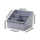 thumbnail image 3 of Fiudx Caja de Almacenamiento de Escritorio, Diseño de Compartimentos Escalonados, Fácil Acceso, Material Abs Resistente, Organizador de Escritorio para Cosméticos y Controles Remotos, Uso En Oficina, 3 of 6