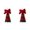 C, variant on Velvet Christmas Tree Ornaments with Big Bow, Hanging Xmas Tree Pendant Decorations for Christmas Tree Wreath Holiday Home Decor(A),1Pc