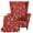 Christmas Poinsettia Tree Candy Cane, variant on Jiueut Bee Honeycomb Print Wingback Chair Covers, 2 Pieces Wingback Chair Slipcover Thick Wing Back Chair Covers Slipcover with Arms Wing Back Chair Slipcovers with Elastic Bottom