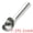 Silver 2.1in, variant on Unique Bargains Stainless Steel Ice Cream Scoop with Easy Release Silver 2.1in