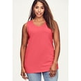 thumbnail image 6 of Jessica London Women's Plus Size Stretch Cotton Horseshoe Neck Tank, 6 of 6