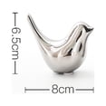 thumbnail image 3 of Best Sale! Zainafacai Ornaments Silver Plated Ceramic Bird Decorative Ornaments Bookcase Tv Cabinet Creative Decorations Room Decor Clearance!, 3 of 4