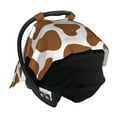 thumbnail image 7 of Car Seat Cover Baby - cute brown cow print Breathable Infant Car Seat Cover for Baby Carseat, Lightweight Comfort Baby Essentials Must Haves Newborn Stuff for Girl Boy, 7 of 7