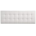 thumbnail image 4 of Rosebery Kids Faux Leather White Panel Headboard Tufted Full Size, 4 of 7