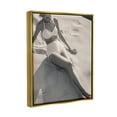 thumbnail image 4 of Stupell Industries Beach Fashion Photography Nature Photography Gold Floater Framed Canvas Art Print Wall Art, 25 x 31, 4 of 10