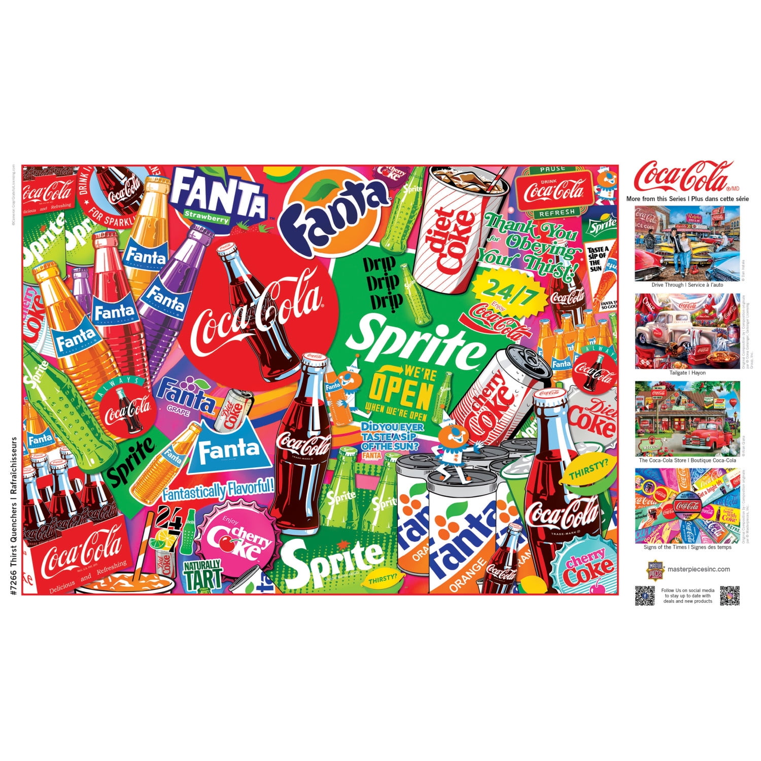 MasterPieces Coca-Cola Diner 1000 Piece Jigsaw Puzzle, 19.25