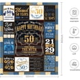 thumbnail image 6 of 50th Birthday Gifts for Men, 50 Birthday Gifts for Men with Gift Box, 50th Birthday Gifts Blanket, 50th Birthday Gifts for Men Funny, 50 Year Old Birthday Gift for Men, 6 of 6