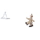 thumbnail image 1 of Estatua de pensador creativo, figura decorativa, escultura abstracta, estatuilla única, adorno para entrada, dormitorio, mesa, centro de mesa,, 1 of 8