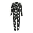 thumbnail image 5 of WXLWZYWL Family Halloween Pajamas Matching Sets Pullover Hoodies & Long Pants Halloween Skeleton Pajamas Funny Zipper Hooded Jumpsuit Pjs Matching Onesie Halloween Costumes, 5 of 5