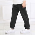 thumbnail image 4 of Ymyiu Pants for Boys Baby Boys and Toddler Stretch Relaxed Straight Chino Pants One Pack 3T 4T (Black,3-4 Years ), 4 of 6