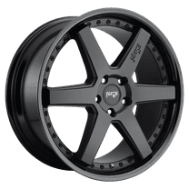 Niche M192 Altair 20X10.5 5X112 40Et 72.56Cb Gloss Black Matte Black Wheel