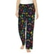 thumbnail image 1 of Balery Colorful Palms Pantalones de pijama para mujer, pijamas ultraligeros, pantalones de estar por casa-Large, 1 of 6