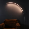 thumbnail image 6 of Brightech Sparq Arc Modern Home 67" Tall Arch LED Standing Floor Lamp, Black, 6 of 11