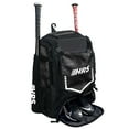 thumbnail image 1 of Hit Run Steal Bat Bag Backpack, Holds 4 Bats, Glove, and Helmet, Black Camo, 1 of 6