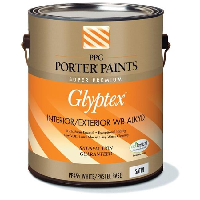 PPG Porter Paints PP3644801 Paint Gloss Enamel Wet Look, WhIte 1 gal