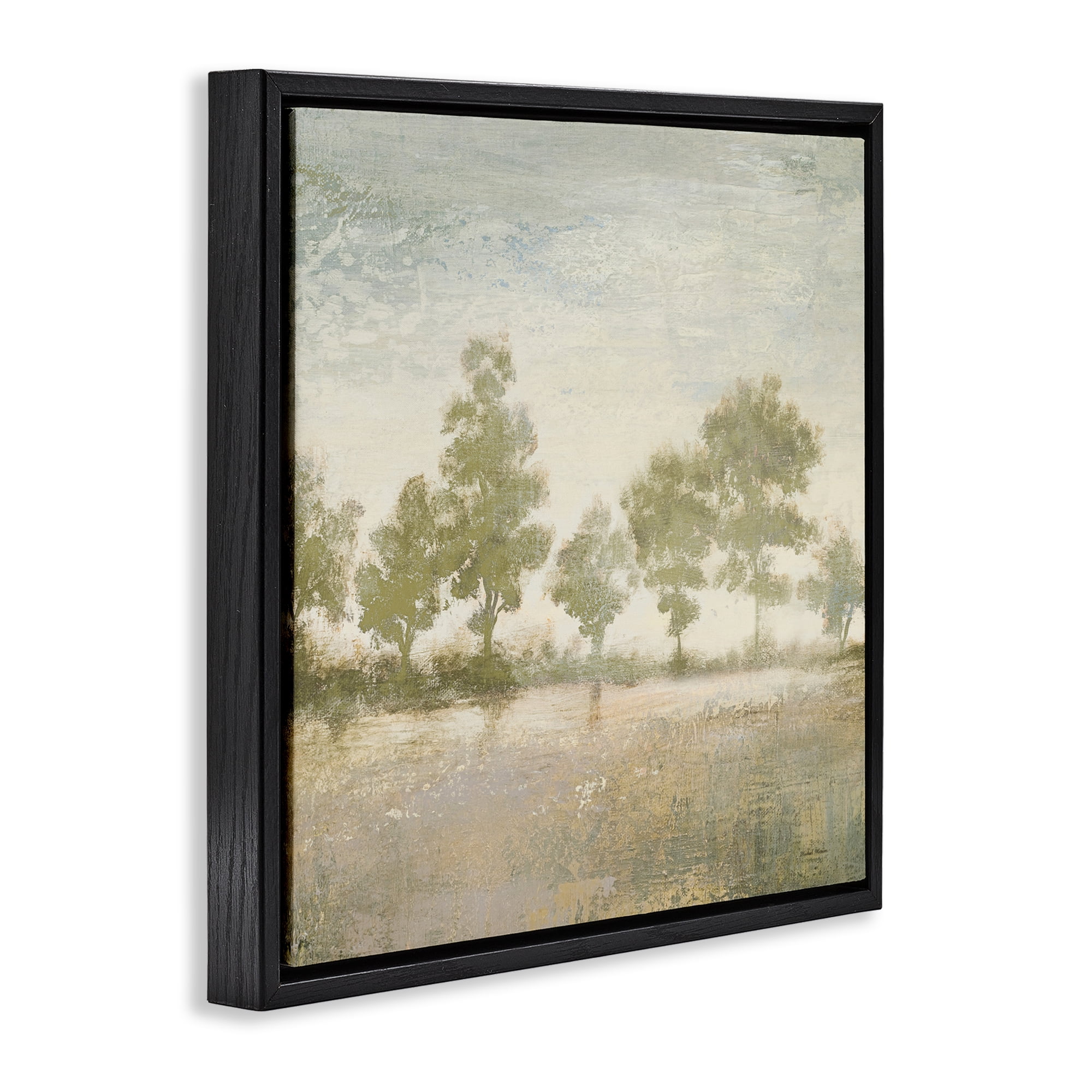Stupell Industries Forest Light Landscape Black Framed Floater Canvas Wall Art, design by Michael Marcon