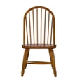 thumbnail image 3 of Pemberly Row Medium Brown Bow Back Side Chair - Oak-Set of 2, 3 of 8