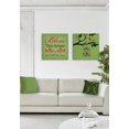 thumbnail image 4 of Muralmax Bless This Home & All Who Enter - Unique Bible Verse Canvas Wall Decor - Memorable Artwork Gifts For Living & Dining Rooms, Family Rooms & Foyer - Set Of 2 - Color Green - Size - 12x12, 4 of 6