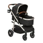 Monbebe 6 in 1 Modular Infant & Toddler Travel System Stroller, Black & Gold II