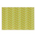 thumbnail image 1 of Yellow Chevron Cutting Board, Vertical Retro Chevron Motif in Yellow Color Tones, Decorative Tempered Glass Cutting and Serving Board, Small Size, Avocado Green Yellow, by Ambesonne, 1 of 1