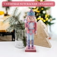 thumbnail image 2 of WEAVILUX Charming Pink Nutcracker Figure for Xmas and Holiday Decorations, 2 of 6