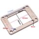 thumbnail image 2 of Adaptador De Brida Sin Dividir T4 A de material acero Suave Sin Agujeros 8 Agujeros, 2 of 8