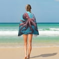 thumbnail image 4 of Colorful Octopus Oversized -Washed Lightweight Quick Dry Beach Towels - 32"x63", 4 of 7