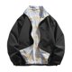 thumbnail image 1 of Puntoco Chaqueta De Hombre Con Capucha, Botones, Bolsillos, Empalmes, Cuadros, Doble Cara, Manga Larga, 1 of 8