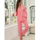 thumbnail image 4 of Conjunto de pijama ZMJ camisa de manga larga y pantalones de pijama Pink Hearts S, 4 of 7