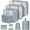 Light Gray, variant on Packing Cubes for Travel - 9 Set Packing Cubes for Suitcase Large Travel Cubes Luggage Organizer Bags Set With Travel Laundry Bags/Shoe Bag/Toiletry Bag (Light Gray)