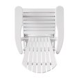 thumbnail image 5 of JONPONY Outdoor Folding HDPE Adirondack Chair, Patio Seat, Weather Resistant, White, 5 of 10