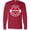 Red, variant on Sickle Cell Awareness Month September with Red Ribbon Long Sleeve T-Shirt
