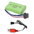 thumbnail image 1 of 14500 7.4v 1200mah Lipo Battery With Charger For Electric Toys Water Bullet Gun Spare Parts 7.4v Battery For Rc Toys Cars, 1 of 4