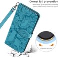 thumbnail image 2 of Compatible with iPhone 11 Wallet Case, iPhone 11 Case Leather with Card Holder Magnetic Kickstand Wrist Strap Flip Shockproof Case for iPhone 11 Life Tree Blue, 2 of 7