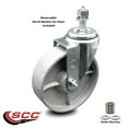 thumbnail image 2 of Semi Steel Swivel Threaded Stem Caster w/Roller Bearing - 5" Wheel & 1/2" Stem, 2 of 2