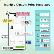 Label Maker Machine with Tape, P21 Bluetooth Label Printer, compact printer with multiple templates for easy office and home organization, Deep Blue