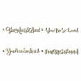 thumbnail image 1 of You Are So Loved Sign Unfinished Wood Cutout Home Decor DIY Option 1- 42" Wide / 1/2", 1 of 3