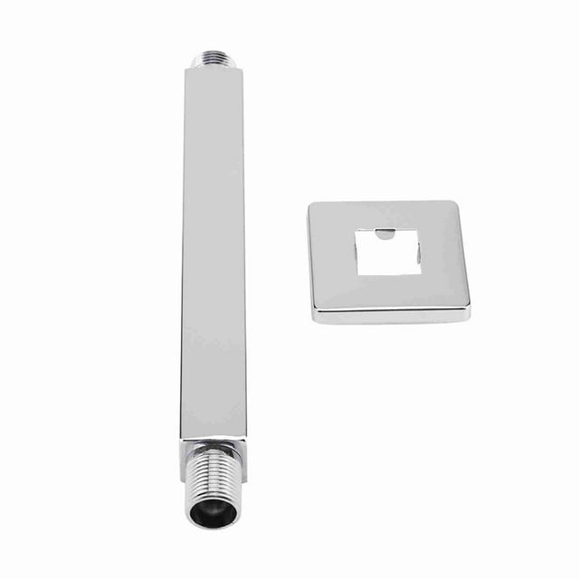 Brazo de ducha cuadrado de acero inoxidable para montaje en pared para cabezal de ducha de techo de baño (20 cm)