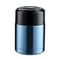 thumbnail image 1 of Termo de acero inoxidable para sopa, botella de agua al vacío con aislamiento, recipiente para alimentos Azul 800ml, 1 of 8