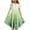 Green-26, variant on Ugoldhm Girls Casual Flowy Tiered Dress Short Sleeve Crew Neck Gradient Color Summer A-Line Dress 6 Months-15 Years