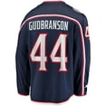 thumbnail image 2 of Men's Fanatics Erik Gudbranson Navy Columbus Blue Jackets Home Breakaway Player Jersey, 2 of 2