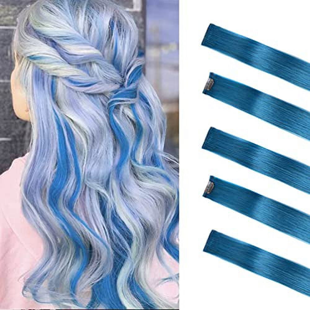  Aubatece Mannequin Hair Cutting Head Party Colored Luminous  Synthetic Hair With Clip In Highlights Extensions Hair wig Hair Drying  Brush (Light blue, One Size) : Beauty & Personal Care