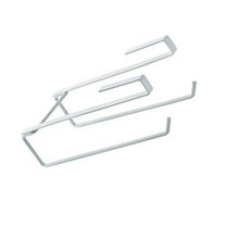 Hemobllo Under Cabinet White Paper Towel Holder with Punch Free Installation